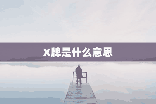 X牌是什么意思